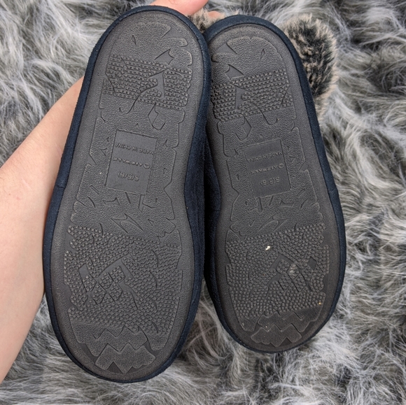 AIRWALK Black Furry Boots Sizes 5-6 - Picture 5 of 8